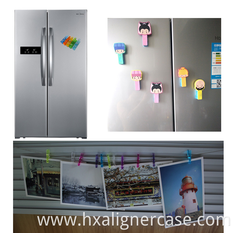 Silicone Cartoon Magnetic Fridge Clip